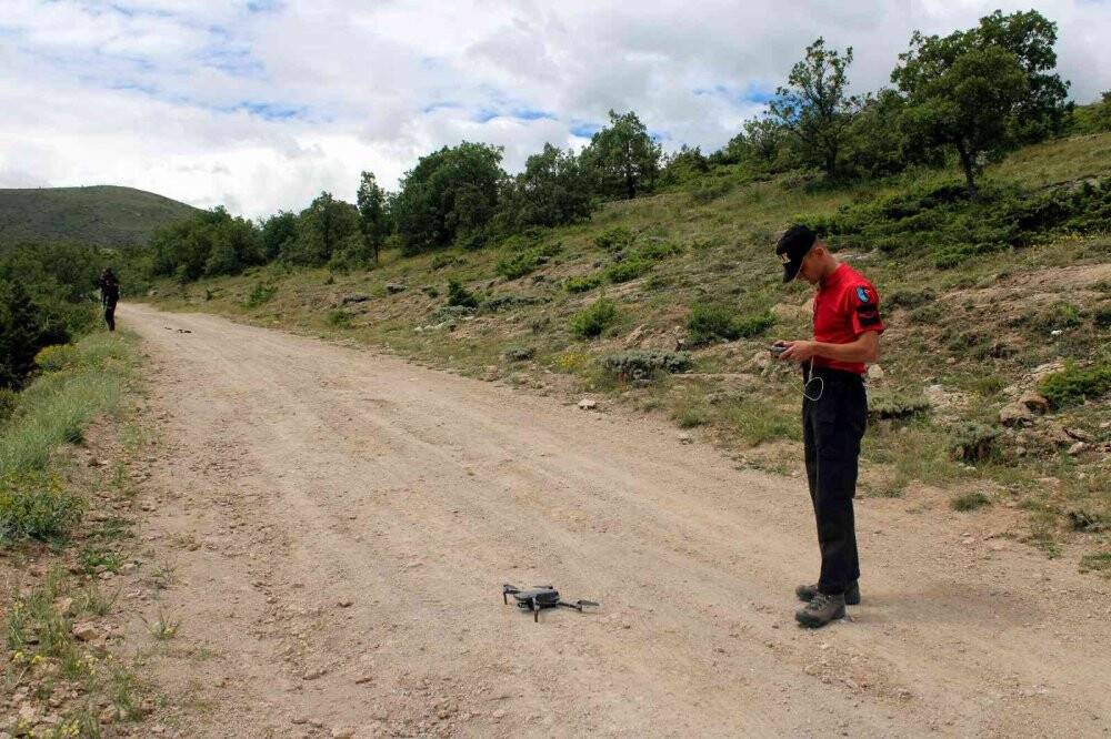 Kayıp kurbanlık koyunlar dron ile bulundu
