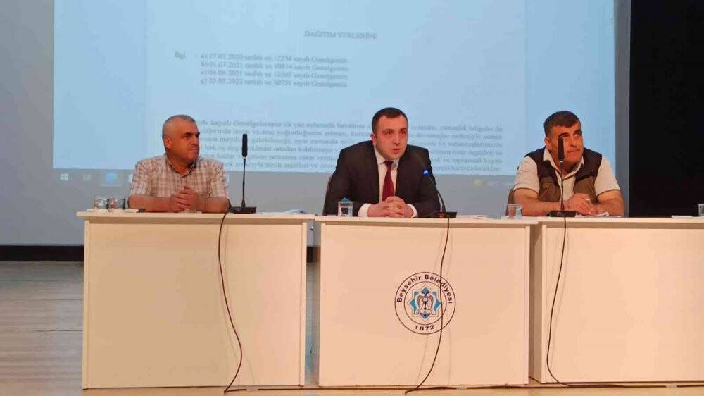 Beyşehir’de orman yangınlarıyla mücadele toplantısı gerçekleştirildi