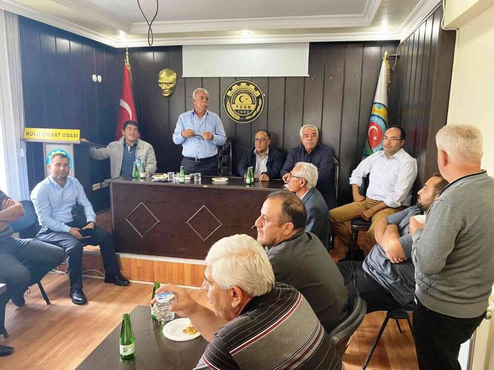 Kulu’da biçerdöverle hasat fiyatları belirlendi