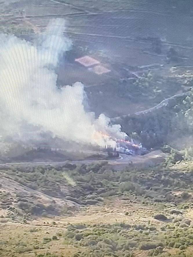 İzmir’de ormanlık alanda yangın çıktı