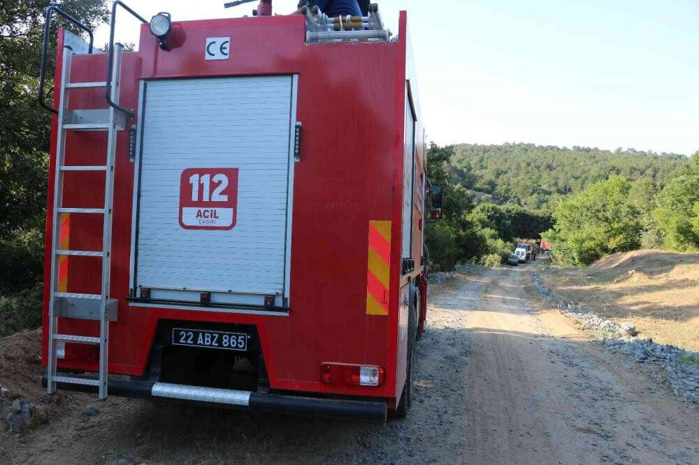 Edirne’de orman yangını kontrol altına alındı