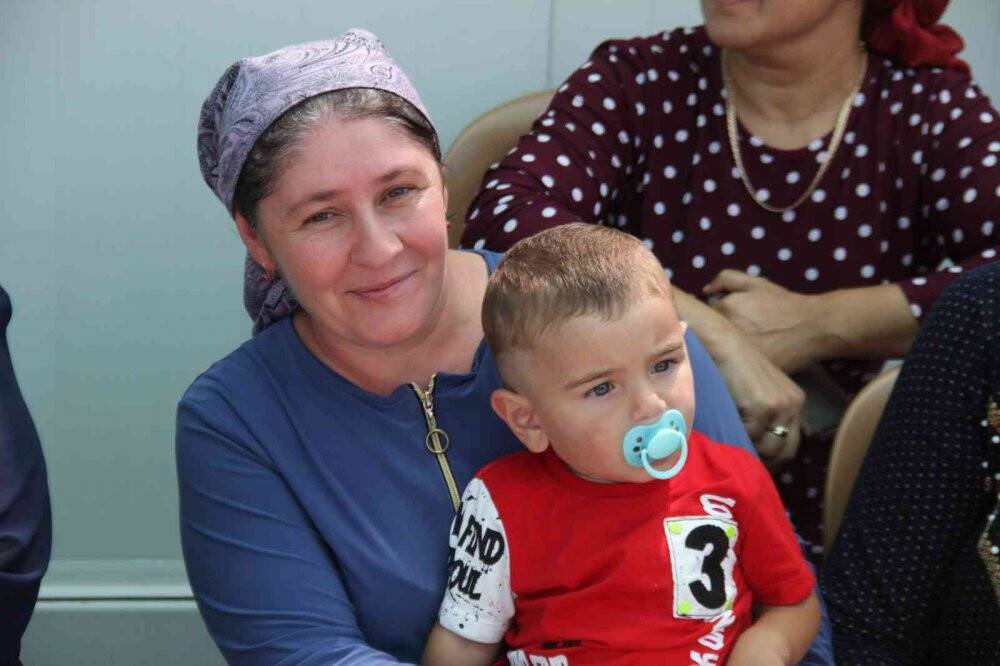 Öz vatanlarında ilk bayram coşkusu