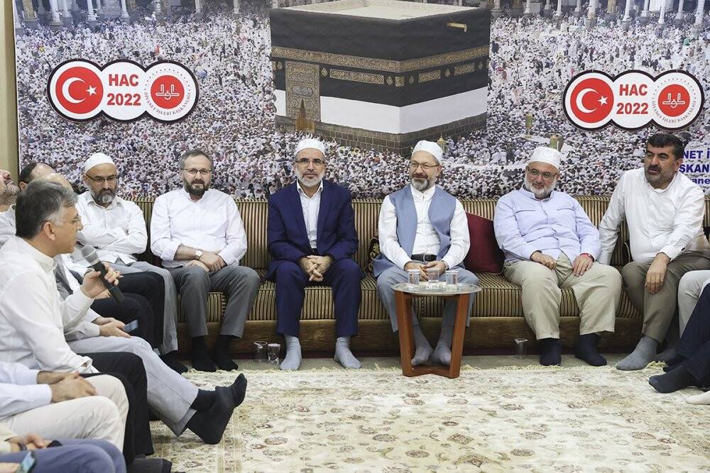 Diyanet İşleri Başkanı Erbaş: “Türkiye’nin hac organizasyonunda geldiği nokta bizi sevindiriyor”