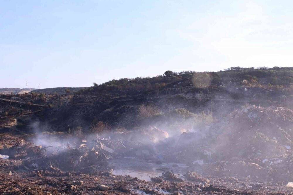 Çeşme yangınları kısmi kontrol altında