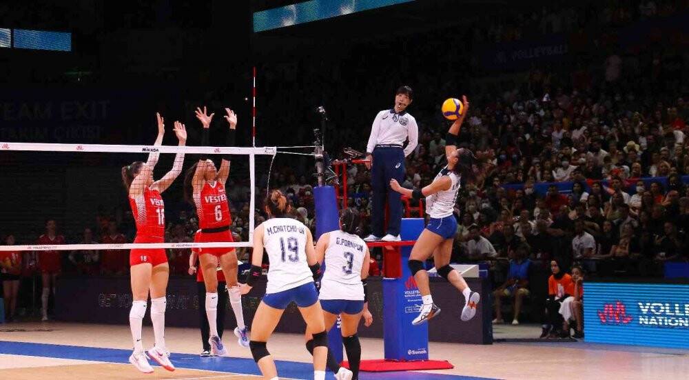 FIVB Kadınlar Milletler Ligi: Türkiye:3 - Tayland:1