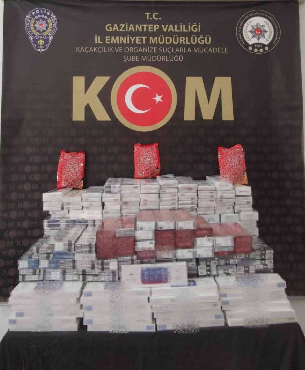 Gaziantep’te 37 şahsa kaçakçılıktan işlem yapıldı