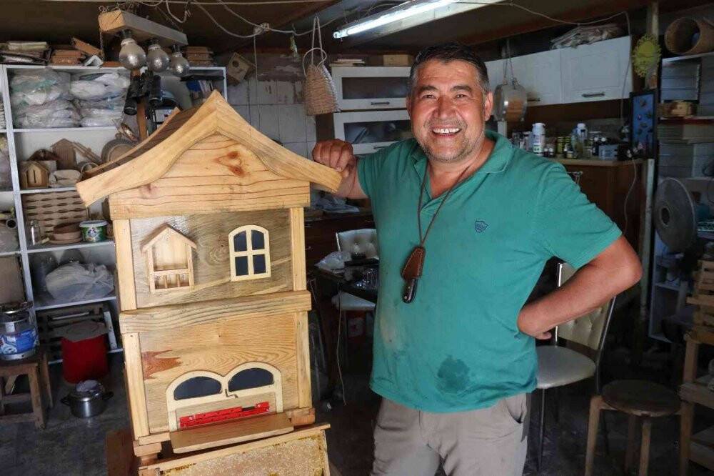 (ÖZEL) ‘Bal işçileri’ Odunpazarı Evleri’ni simgeleyen kovanda üretim yapacak