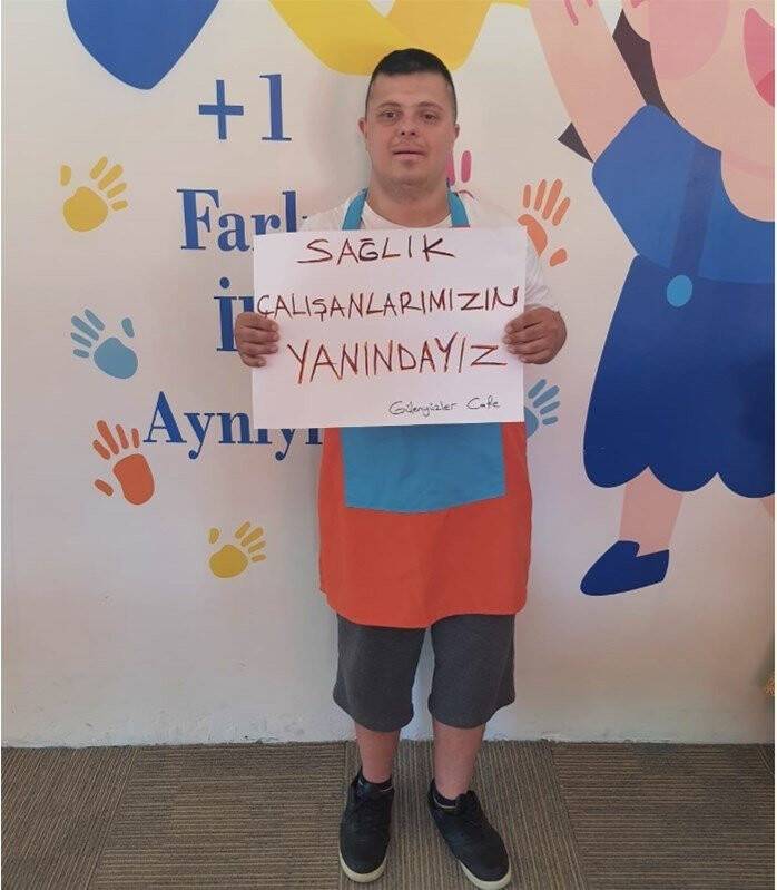 Özel sporculardan sağlık çalışanlarına destek