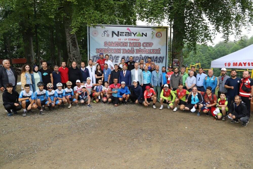 Türkiye Dağ Bisikleti Şampiyonası Nebiyan’da yapıldı