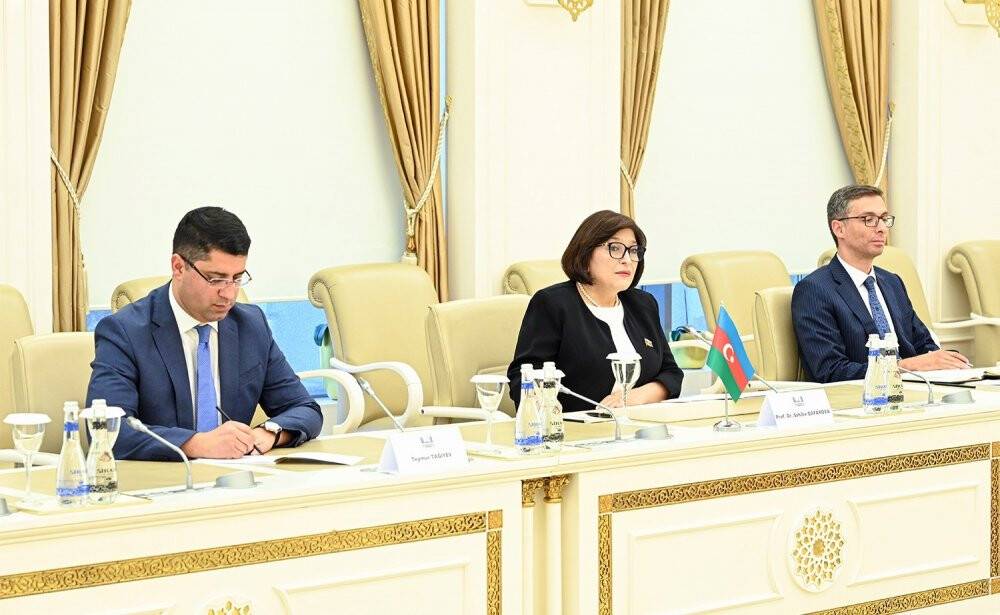 Aile ve Sosyal Hizmetler Bakanı Yanık, Azerbaycan Milli Meclis Başkanı Gafarova ile görüştü