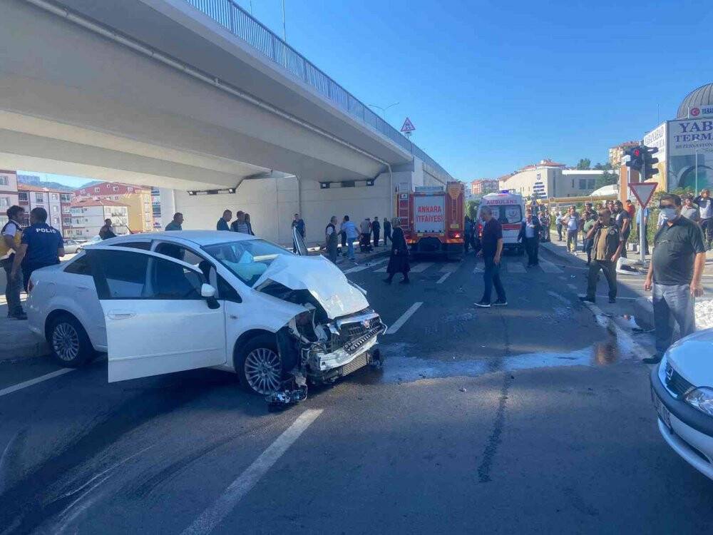 Başkent’te trafik kazası
