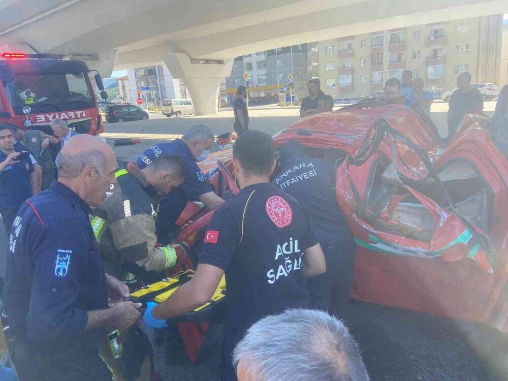 Başkent’te trafik kazası
