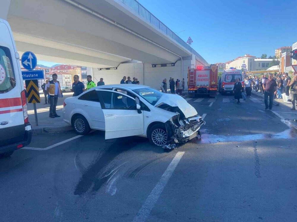 Başkent’te trafik kazası