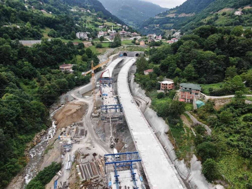 Yeni Zigana Tüneli’nin inşaatında sona geliniyor