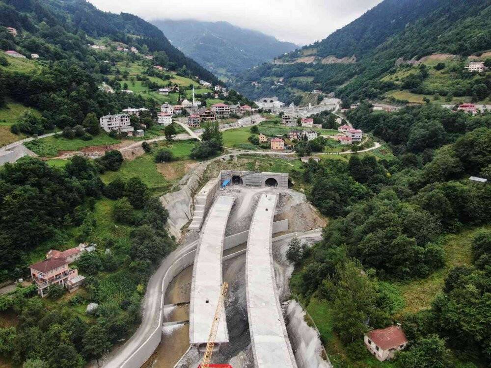 Yeni Zigana Tüneli’nin inşaatında sona geliniyor