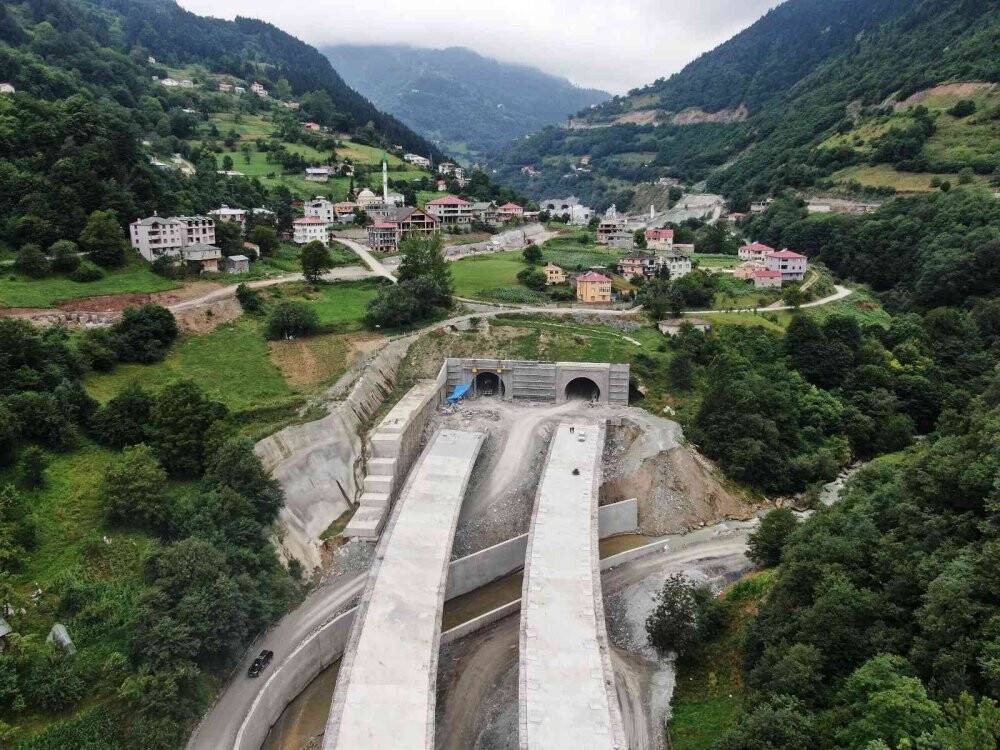 Yeni Zigana Tüneli’nin inşaatında sona geliniyor