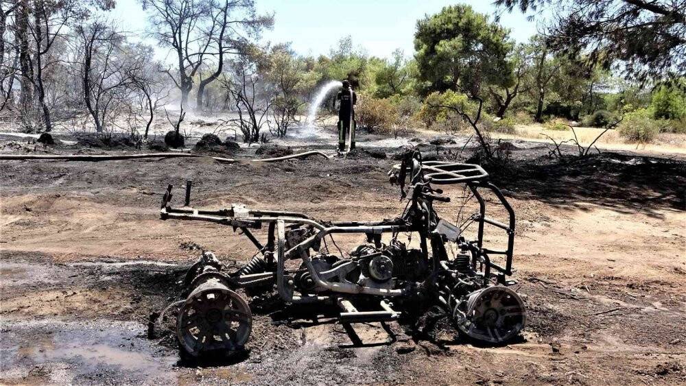 Antalya’da çamlık alandaki yangın kontrol altına alındı