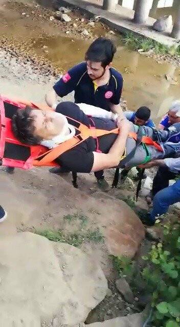 Boğulmaktan son anda kurtuldular