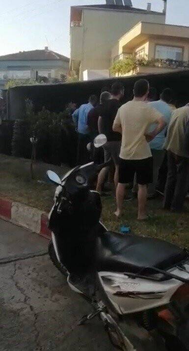 Facia teğet geçti...O anlar kamerada