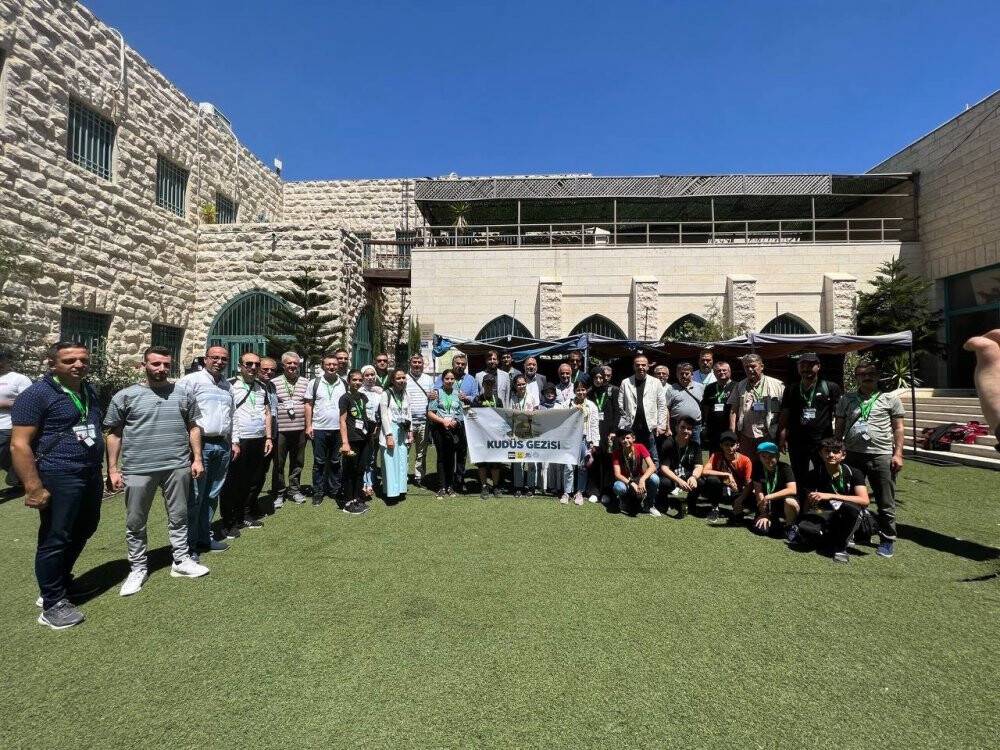 Haydi Bil Bakalım Bilgi Yarışması'nda dereceye giren öğrenciler Kudüs'ü gezdi