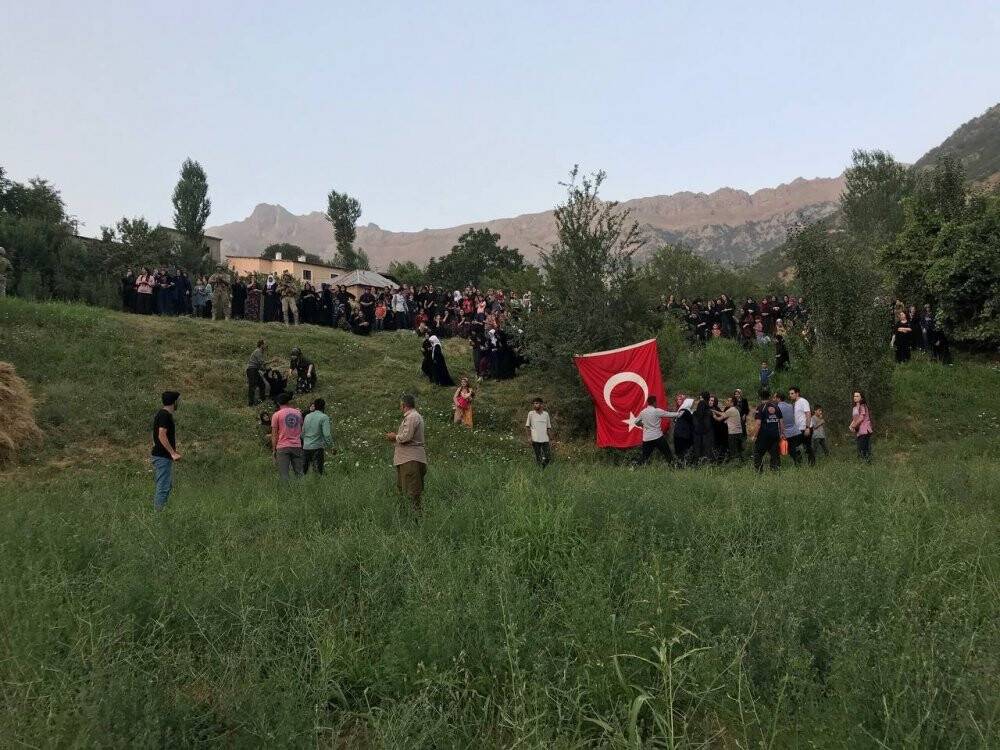 Pençe-Yıldırım Harekatı’nda şehit düşen 4 güvenlik korucusu son yolculuğuna uğurlandı