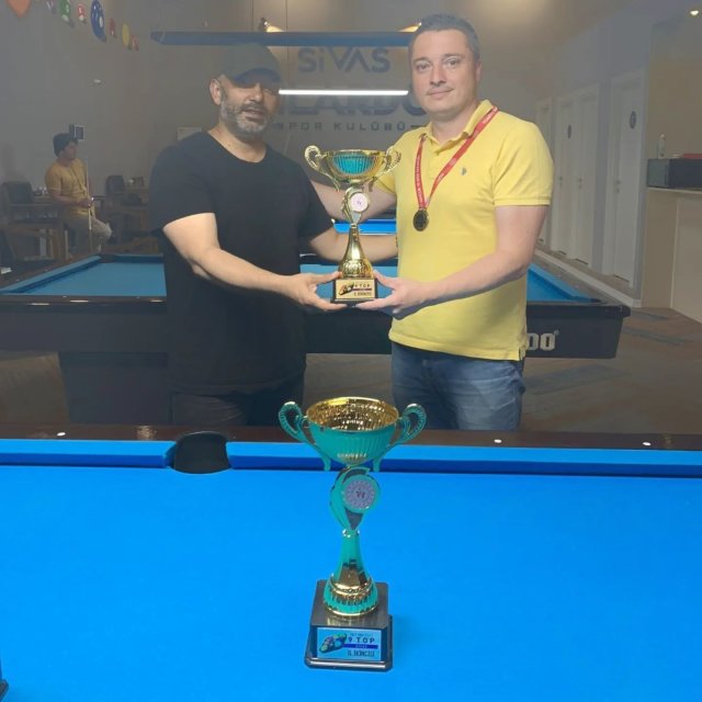 Bilardo 9 top il birinciliği sona erdi