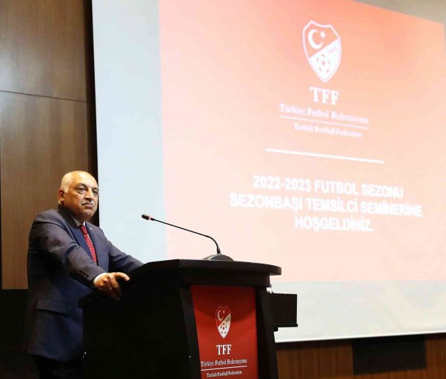 TFF Başkanı Büyükekşi, Temsilciler Semineri açılış töreninde konuştu