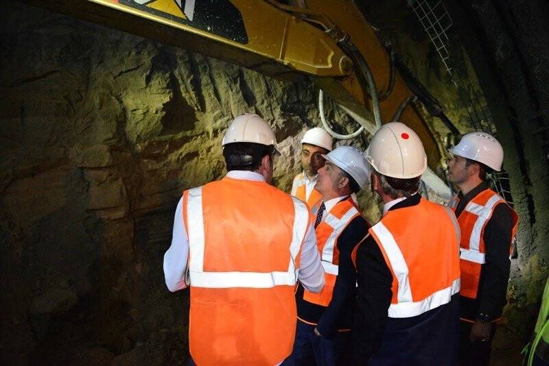 Türkiye’yi Kafkasya’ya bağlayacak Ilgar Tüneli’nde çalışmalar hızlandı