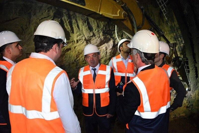 Türkiye’yi Kafkasya’ya bağlayacak Ilgar Tüneli’nde çalışmalar hızlandı