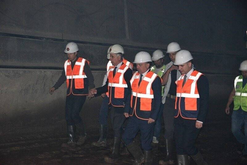 Türkiye’yi Kafkasya’ya bağlayacak Ilgar Tüneli’nde çalışmalar hızlandı