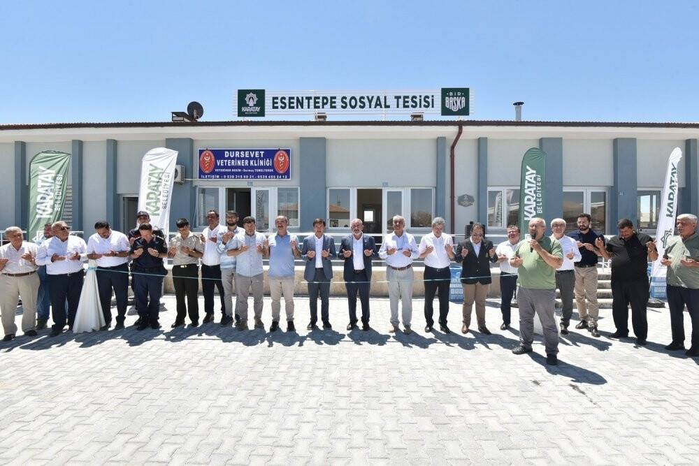 aratay Esentepe Sosyal Tesisi açıldı