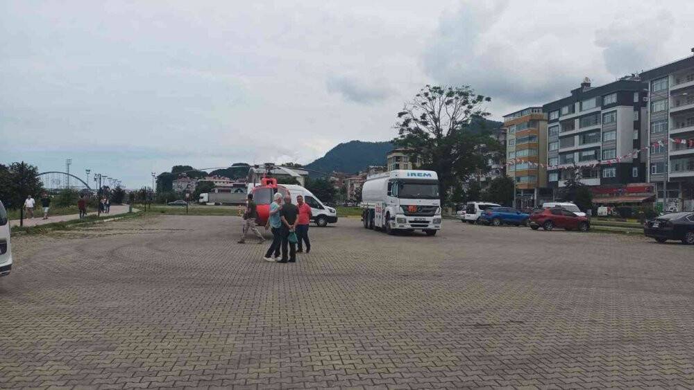 "Helikopter düştü" diye ihbarda bulununca ilçeyi ayağa kaldırdı