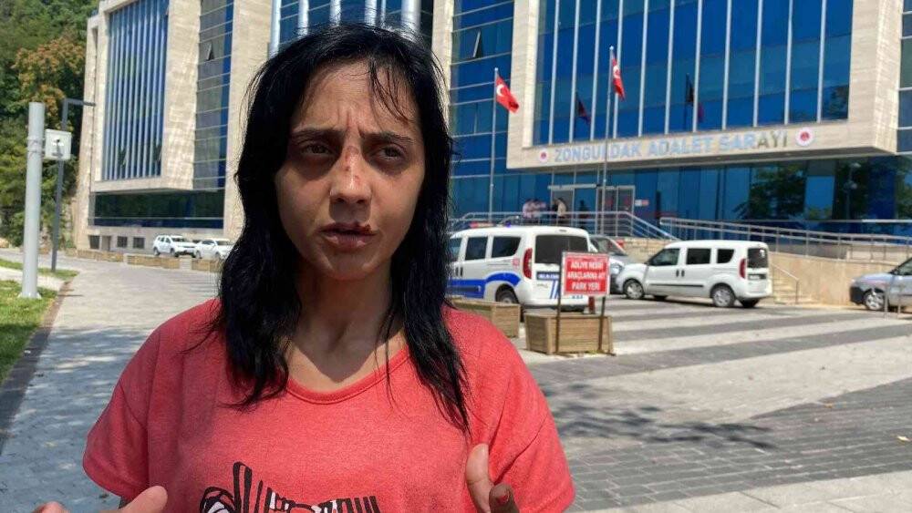 Genç kadın iş çıkışı arkadaşını beklerken dehşeti yaşadı