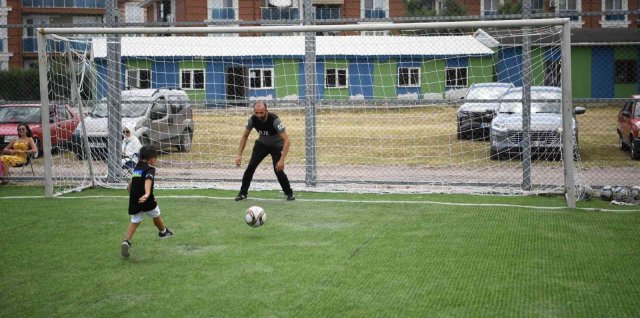 Kartepe’de babalar ve oğulları mücadele etti