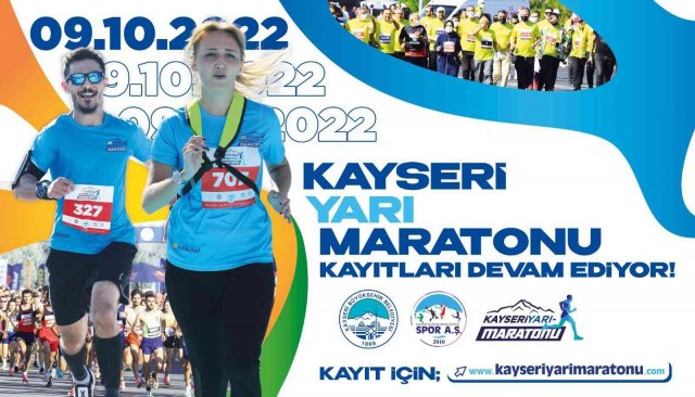 Büyükşehir’in Uluslararası Kayseri Yarı Maratonu’nda heyecan artıyor