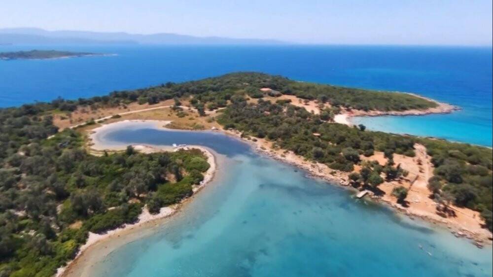 Dünyaca ünlü Sedir Adası havadan görüntülendi