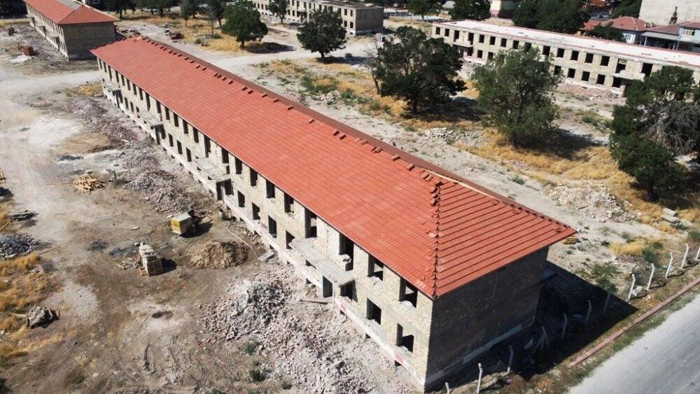 Ereğli’de Korkut Ata Sosyal Tesisleri’nde restorasyon hızla devam ediyor