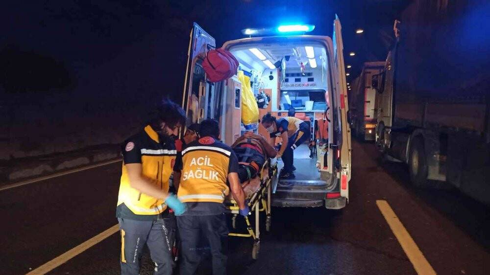 Bolu Dağı Tüneli’nde zincirleme kaza: 1 yaralı