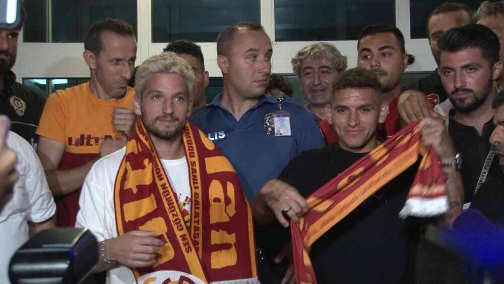 Dries Mertens ve Lucas Torreira İstanbul’a geldi