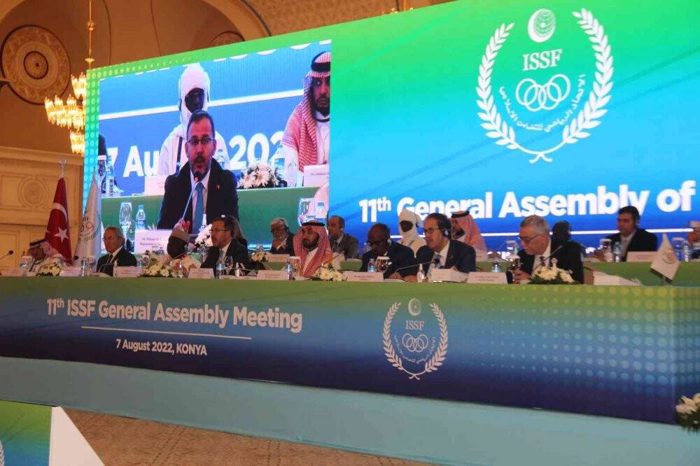 Uluslararası İslami Dayanışma Spor Federasyonu Genel Kurulu Konya'da gerçekleştirildi.