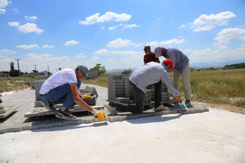 Ereğli Belediyesinden 224 bin metrekare kilitli parke taşı