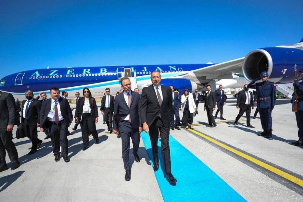 Azerbaycan Cumhurbaşkanı İlham Aliyev Konya’da