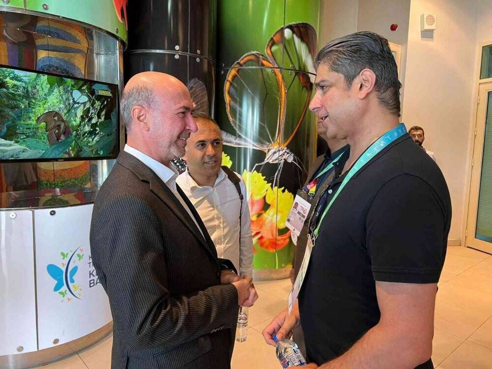 İslam Dayanışma Oyunları heyeti Tropikal Kelebek Bahçesi’ni gezdi