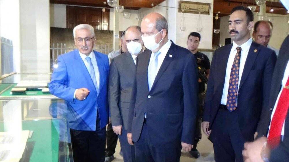 KKTC Cumhurbaşkanı Ersin Tatar Mevlana Müzesi'ni ziyaret etti