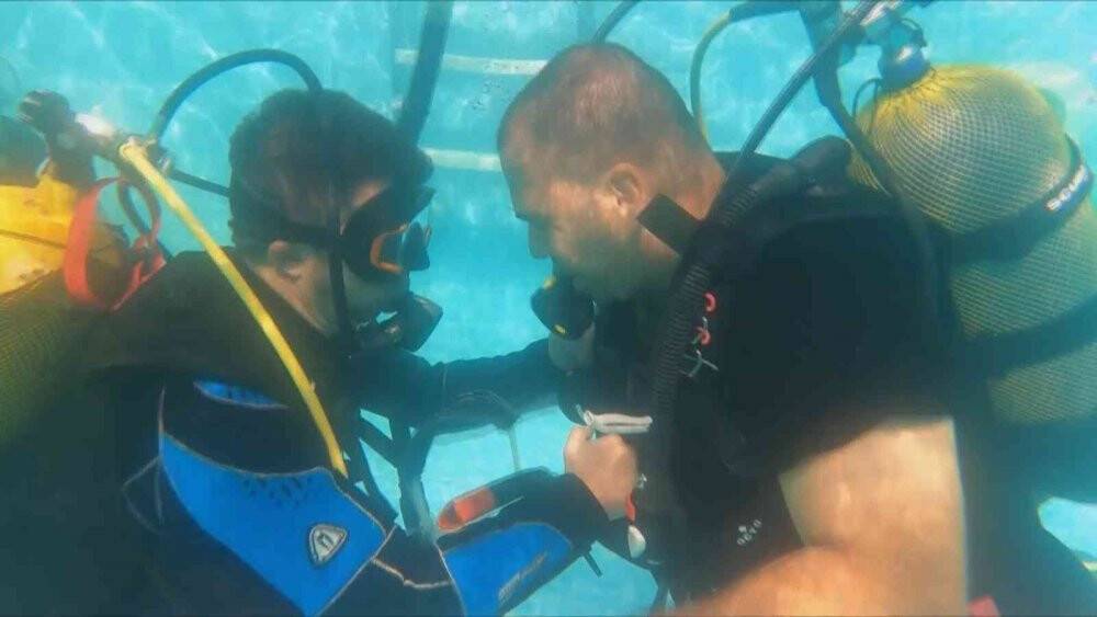 Geleceğin dalgıçlarının nefes kesen eğitimi