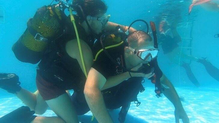 Geleceğin dalgıçlarının nefes kesen eğitimi