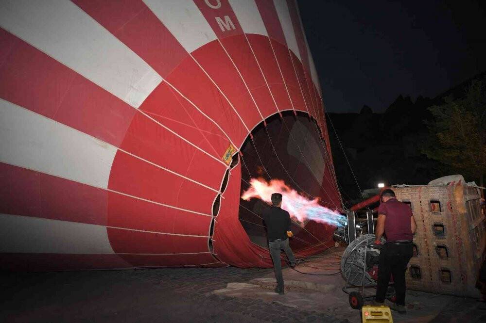 Kapadokya’nın giriş kapısı Soğanlı’da balon uçuşları başladı