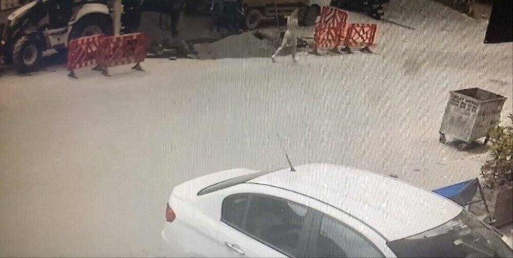 Şişli’de doğalgaz borusunun patladığı korku dolu anlar kamerada