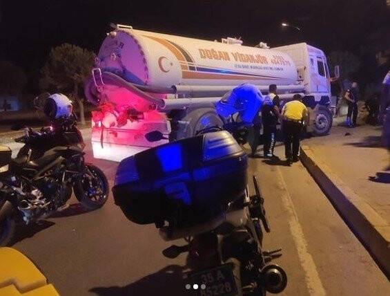 Çeşme’deki kazada motosikletli kurye hayatını kaybetti