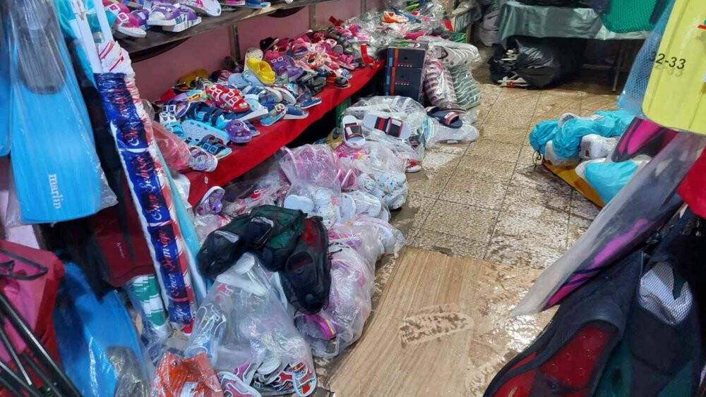 Tekirdağ’da birçok işyerini su bastı: 160 bin liralık hasar var